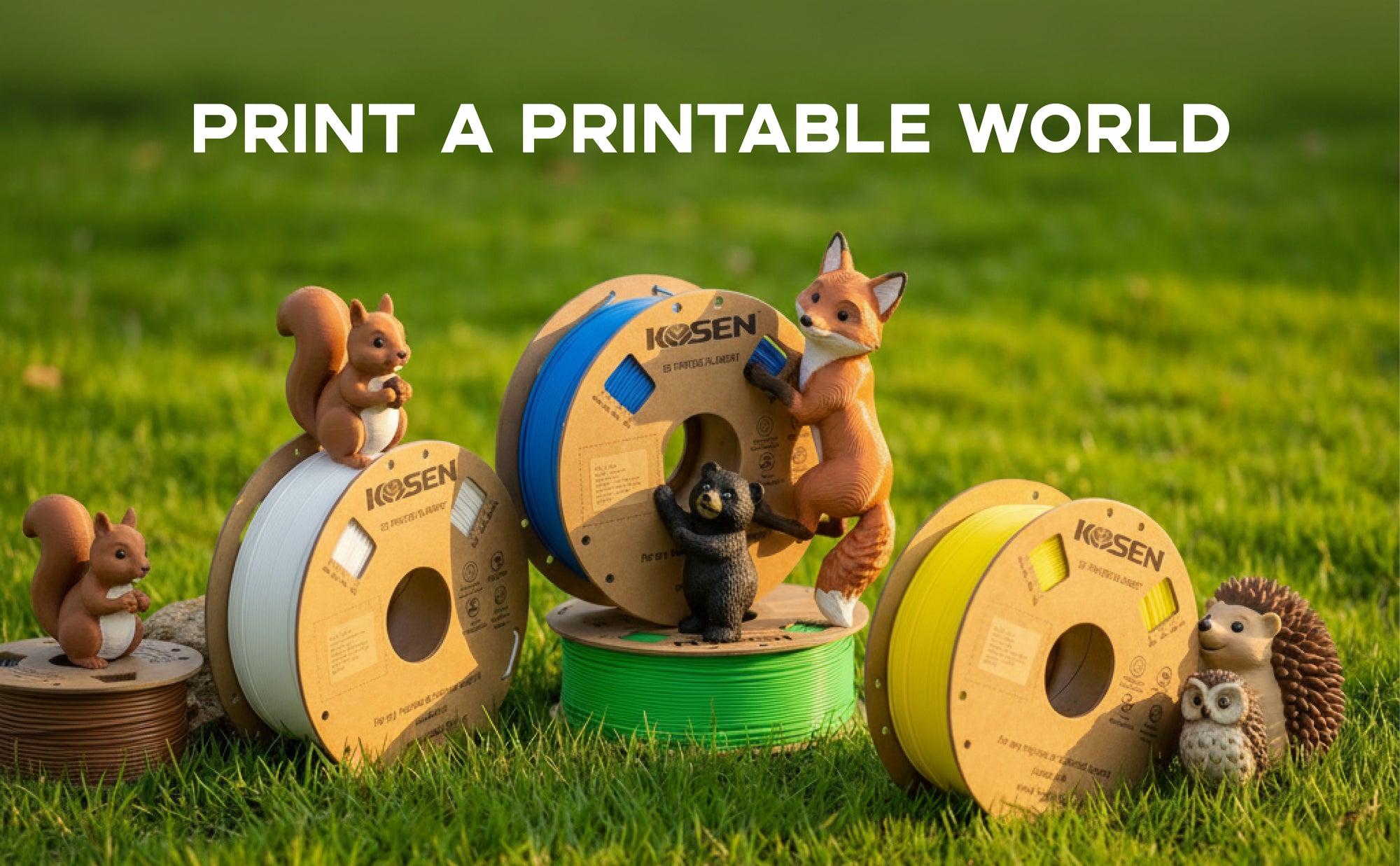 KOSEN PLA-Matte 1.75mm 3D Filament 1KG